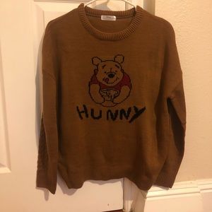 Belle Maison Japan Winnie the Pooh Brown Sweater